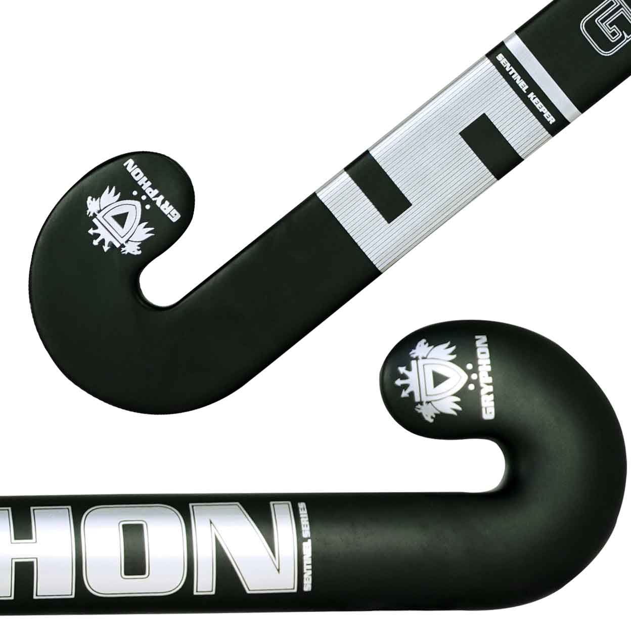 Close up of Gryphon Sentinel Goalie Composite Field Hockey Stick