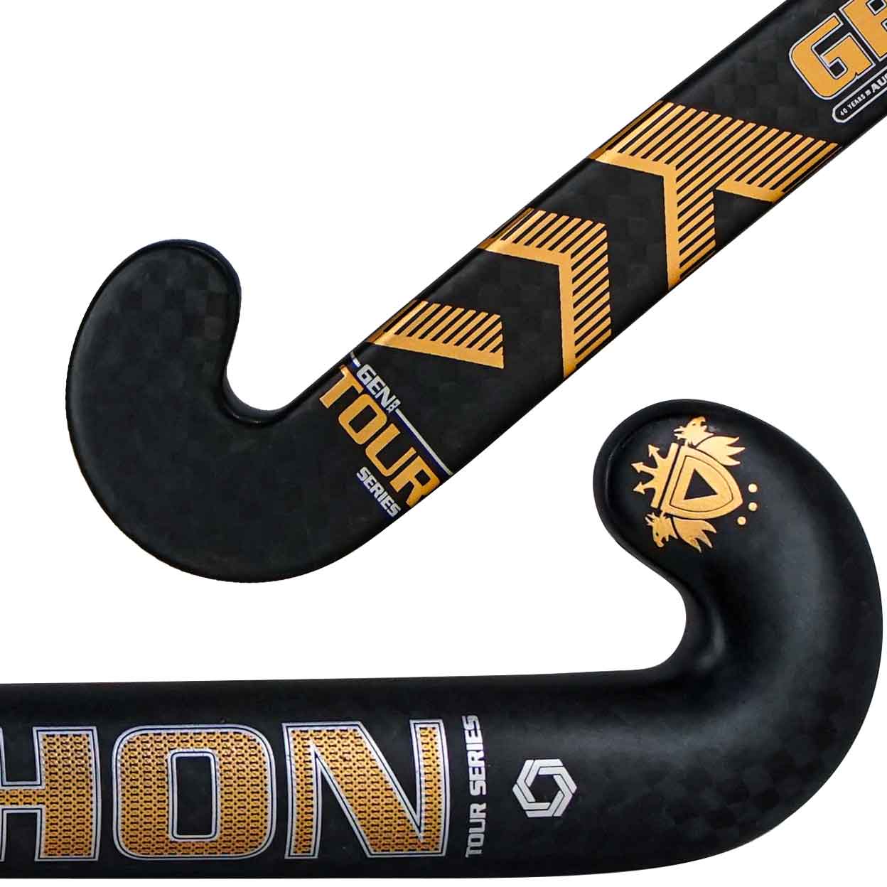 close up of the Gryphon Tour Pro Composite Field Hockey Stick