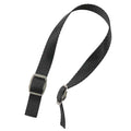 TK Helmet Stainless Steel Buckles With Chin Straps showing backs of both snaps